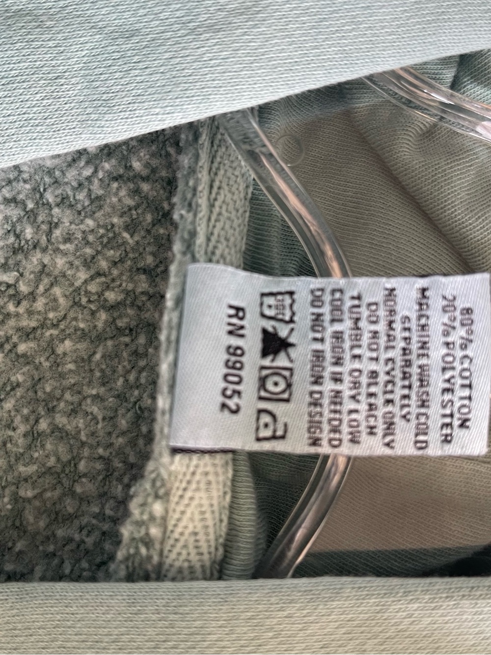 Independent Trading Company Seafoam Green Hoodie - Medium - Picture 8 of 8